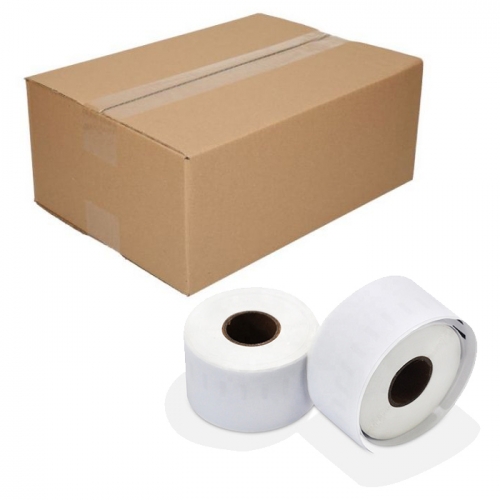 10 rouleaux d'étiquettes compatibles Seiko SLP-FN, 38 x 190 mm, 110 étiquettes