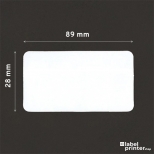 Étiquettes compatibles Seiko SLP-2RLH, 28 x 89 mm, 260 étiquettes