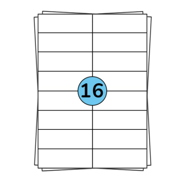 Étiquettes en planches A4