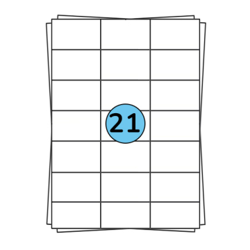 Étiquettes en planches A4