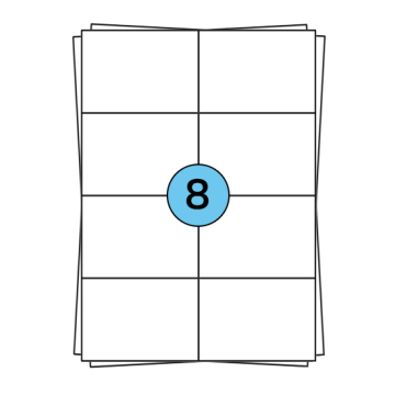 Étiquettes en planches A4