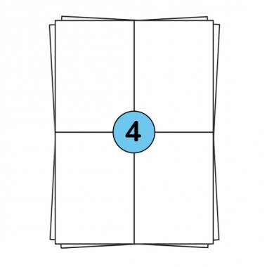 Étiquettes en planches A4