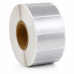 Étiquettes compatibles Zebra argentées, 51 x 25 mm, plastique, 2580 étiquettes, impression par transfert thermique