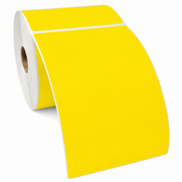 Étiquettes compatibles Zebra 102 x 210 jaunes